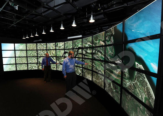 지도한 역광선에 의하여 구부려진 영상 스크린 500 Nits는 반대로 섬광 LG 얇은 날의 사면 감시자 떠오릅니다