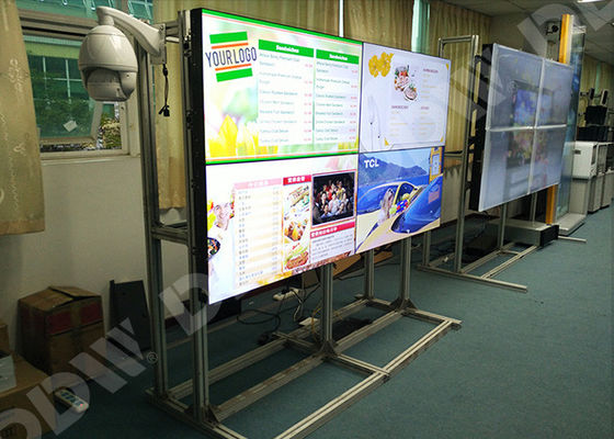 전시 LG 영상 벽 46를 광-고해서 3.5mm 이음새가 없는 날의 사면에 의하여 지도된 역광선을 조금씩 움직이십시오