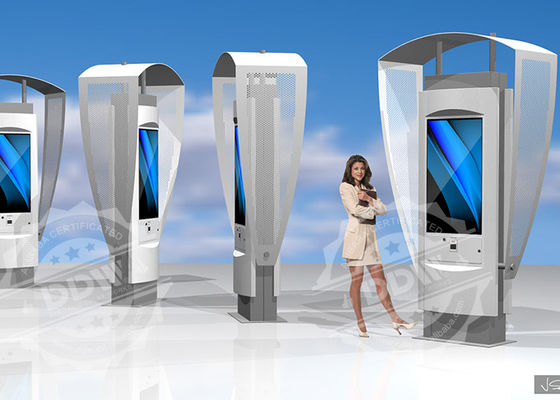 1500 Nits 16/9 LCD 광고 선수는, 방수 혼자서 디지털 방식으로 signage를 서 있습니다