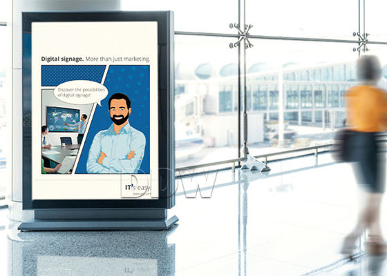 큰 백화점을 위한 기업 버전 Lcd 디지털 방식으로 Signage 1920x1080 DDW-AD8201SN