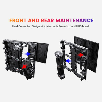프로페셔널 스테이지 렌터 LED 디스플레이 성능 160/160° 뷰 앵글과 5000:1 콘트라스트 비율