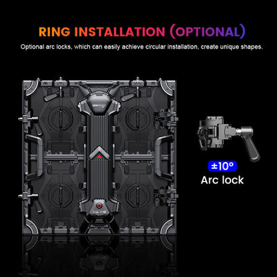 프로페셔널 스테이지 렌터 LED 디스플레이 성능 160/160° 뷰 앵글과 5000:1 콘트라스트 비율