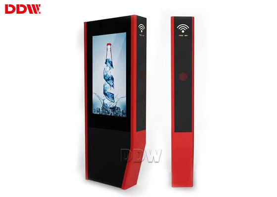 바닥 스탠드 LED 디지털 사이니지 야외 디스플레이 터치 스크린 42 인치