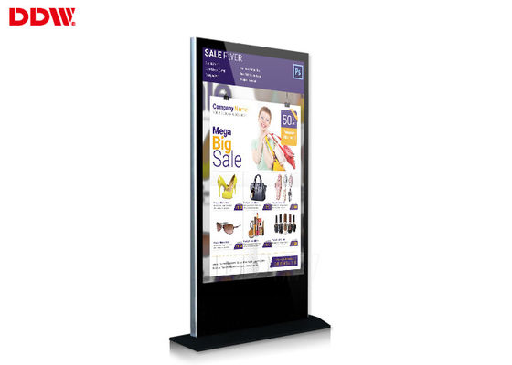 84 Lcd 광고 선수, DDW-AD8401S를 광고하는 지면 대 디지털 방식으로 Signage 전시 화면을 서 있는 인치 4K 지면