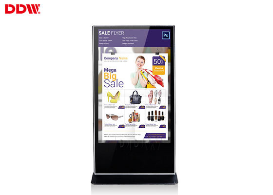 84 Lcd 광고 선수, DDW-AD8401S를 광고하는 지면 대 디지털 방식으로 Signage 전시 화면을 서 있는 인치 4K 지면