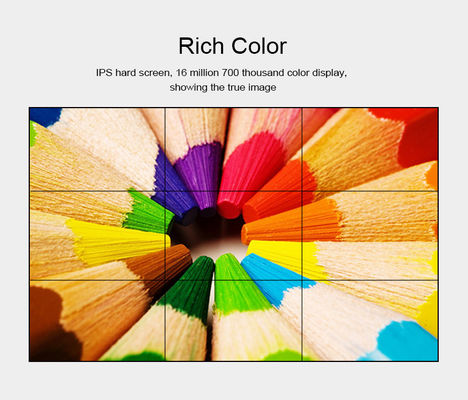 FCC LG 55 인치 LCD 영상 벽 최고 좁은 날의 사면 IPS 스크린 HDMI 신호 지원