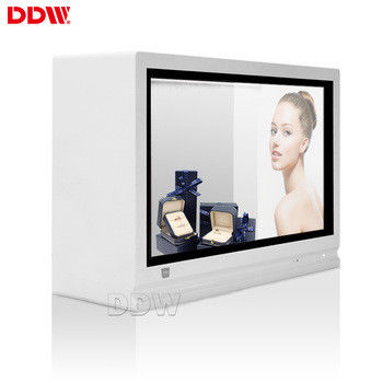 WLED Backlit 투명한 전시 화면, 37"는 LCD 디스플레이 DDW-ADTS3701를 꿰뚫어 봅니다