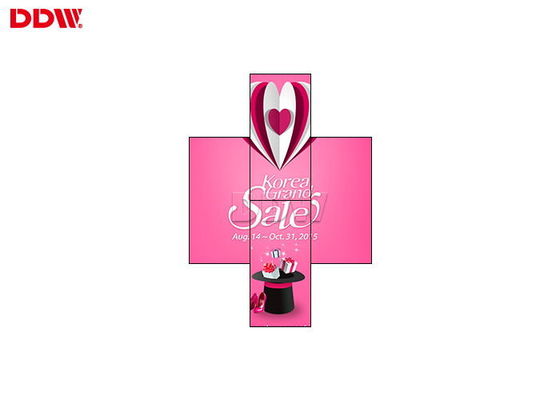 3.5 밀리미터 베젤 55 " 1080P 500 NIT 불규칙 Lcd 비디오 월