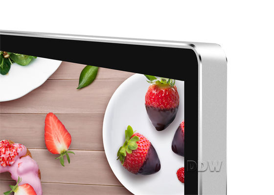 50" 보안감청 센터를 위해 디지털 방식으로 Signage 체재 터치스크린을 광고하는 큰 자유로운 서 있는 간이 건축물