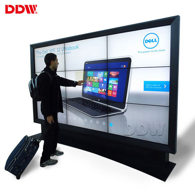 오픈 소스 대화식 터치 스크린 비디오 월 3.5 밀리미터 접속 스크린 기능 가는 베젤 텔레비전