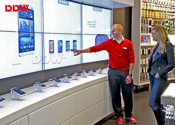 이동 센서 55 쌍방향 비디오 벽 HD 물리적 분해능 1920*1080 주도하는 백라이트