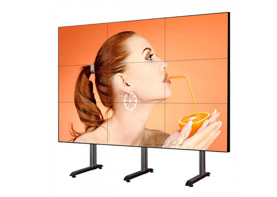 짙은 색 상업적 LCD 비디오 월 10,000 K 백색점 2 X HDMI 입력