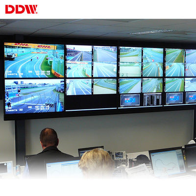 1.7 밀리미터 46 " 보안 비디오는 몰 관리 중심을 위해 1920*1080 700 NIT LED 백이트를 벽으로 둘러쌉니다