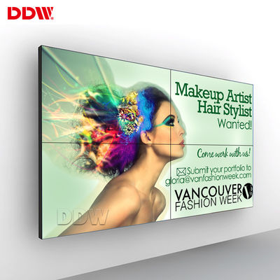 2x2 55 LCD 비디오 월 디스플레이 HDMI VGA DVI 신호 삼성 패널 갱신 속도 60Hz