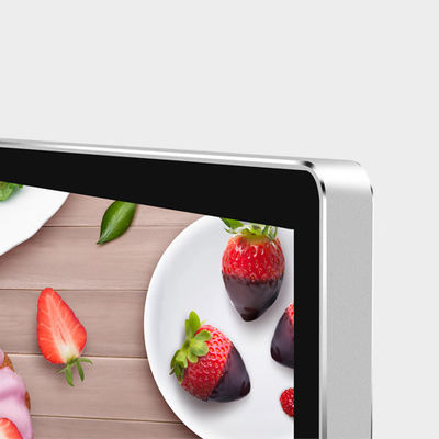 안드로이드 지면 서 있는 터치스크린 디지털 방식으로 Signage 55" 소형 전기 용량 다 접촉