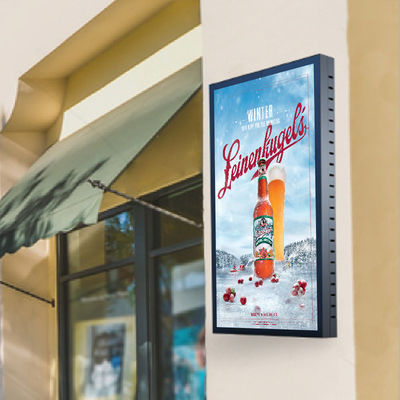 야외인 43 인치 모든 알루미늄 벽은고 휘도 디지털 신호를 탑재했습니다