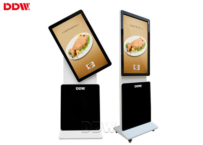Real color Rotating lcd display Digital Signage Totem 3mm thickness tempered glass DDW-AD3201S