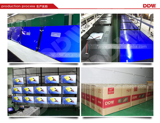65"는 영상 벽 500 Nits 1080p 고해상 3.5mm Snarrow 날의 사면 DDW-LW650HN11를 구부렸습니다