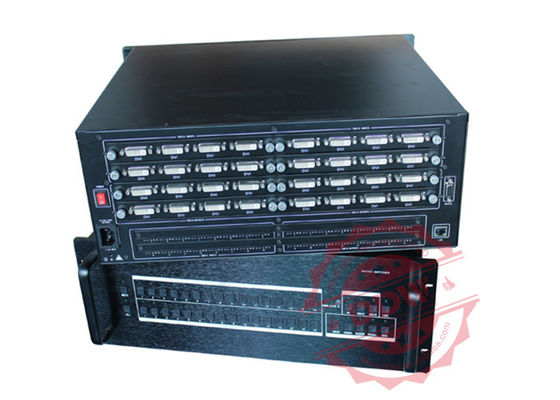 VGA DVI HDMIx2 영상 벽 가공업자 2x3 1920X1080p는 안전 Cctv Windows를 입력했습니다