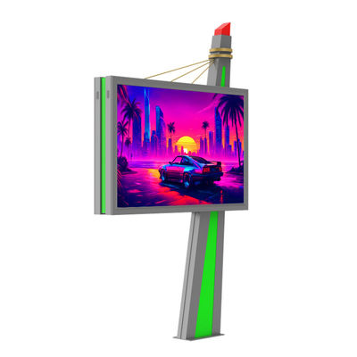 쉽게 설치 P6 스틸 8000nits 방수 디스플레이 야외 광고 LED 광고판