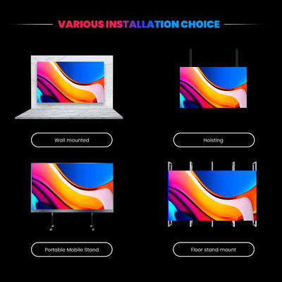 고품질 4K 8K COB LED 모듈 디스플레이 P0.93 양자 점 마이크로 COB LED 디스플레이