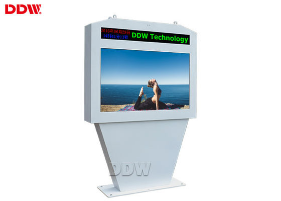 IP65 디지털 디스플레이 표지판 야외 55" 1920x1080 높은 밝기 2500 Nits AC 110V-240V