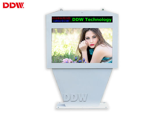 IP65 디지털 디스플레이 표지판 야외 55" 1920x1080 높은 밝기 2500 Nits AC 110V-240V