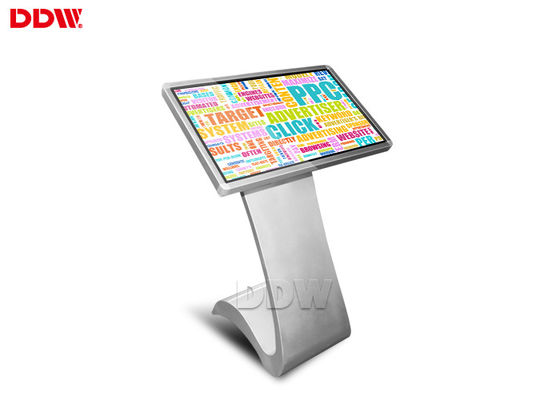 다 매체 터치스크린 디지털 방식으로 Signage H178º/V178º 토템 전시 Fhd 고해상 500cd/m2 DDW-AD6501TK