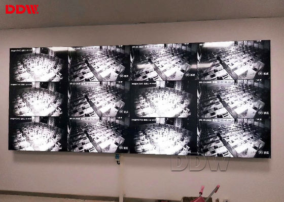 내로우 베젤 실내 CCTV 비디오 월 반대 글레어 표면 RS232 제어