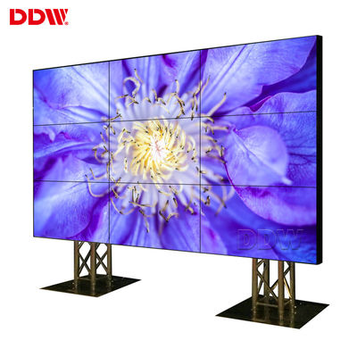 500 NIT 밝기 LCD 비디오 월은 밖에 루프에서 DP 루프로 55 인치를 드러냅니다
