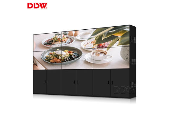 전시와 쇼 시설을 위한 수직 3*3 LCD 비디오 월 디스플레이