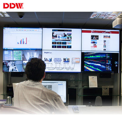 4K LCD 비디오 월 제어함 Dp 4K 32 비트 DVI HDMI SD 입력 안드로이드 IOS 제어